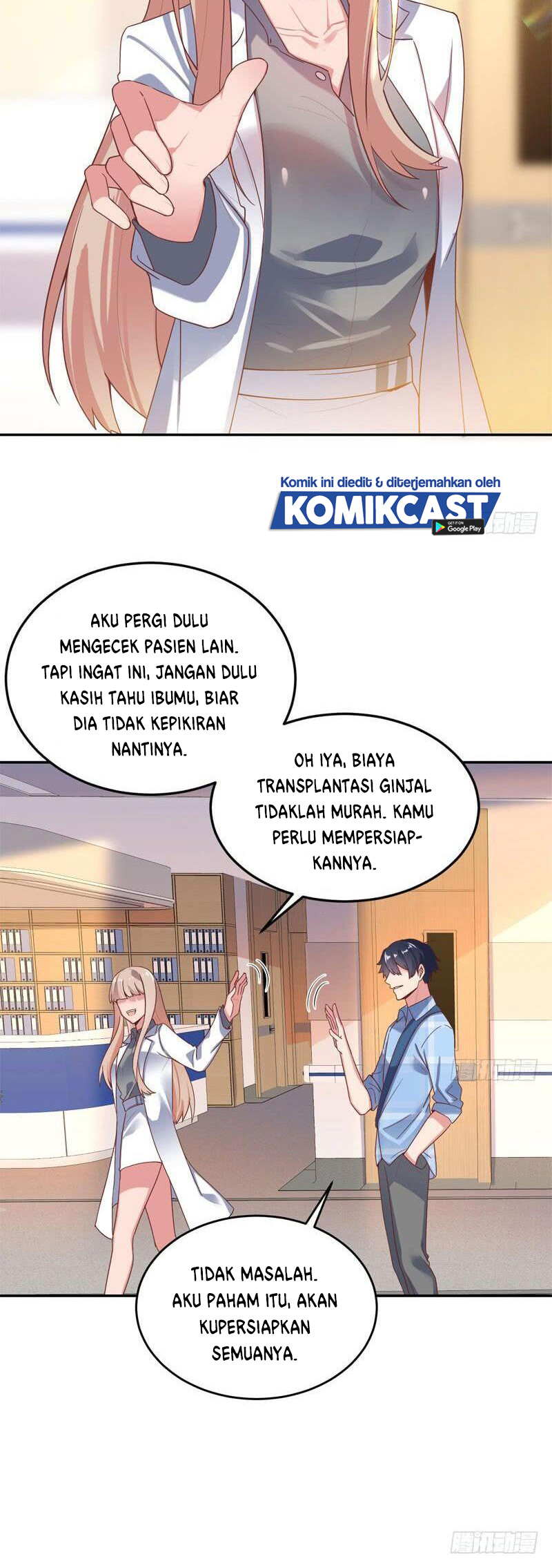 Carrying The Goddess Along Chapter 53 Gambar 12